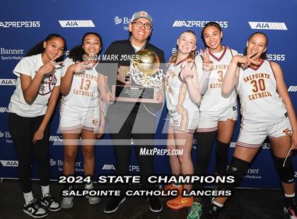 Thumbnail 2 in Mesquite vs. Salpointe Catholic (AIA 4A Final - Awards) photogallery.