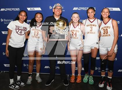 Thumbnail 2 in Mesquite vs. Salpointe Catholic (AIA 4A Final - Awards) photogallery.