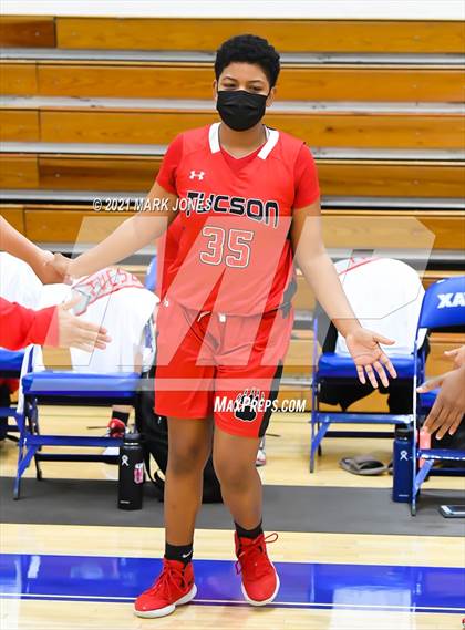 Thumbnail 3 in Tucson High Magnet School @ Xavier College Prep (AIA 6A Round 1 Playoff) photogallery.
