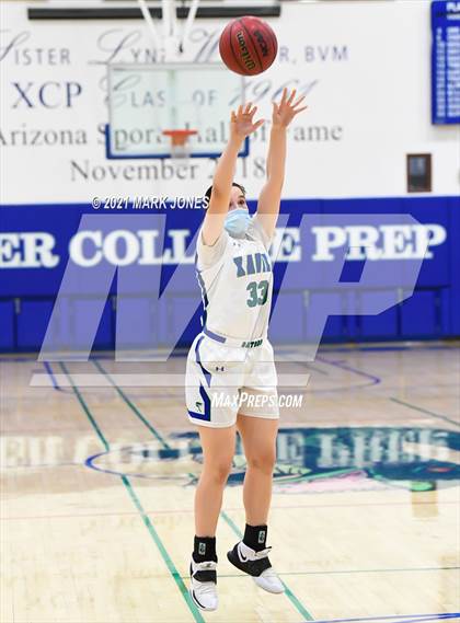 Thumbnail 2 in Tucson High Magnet School @ Xavier College Prep (AIA 6A Round 1 Playoff) photogallery.