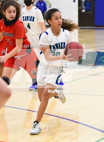 Thumbnail 2 in Tucson High Magnet School @ Xavier College Prep (AIA 6A Round 1 Playoff) photogallery.