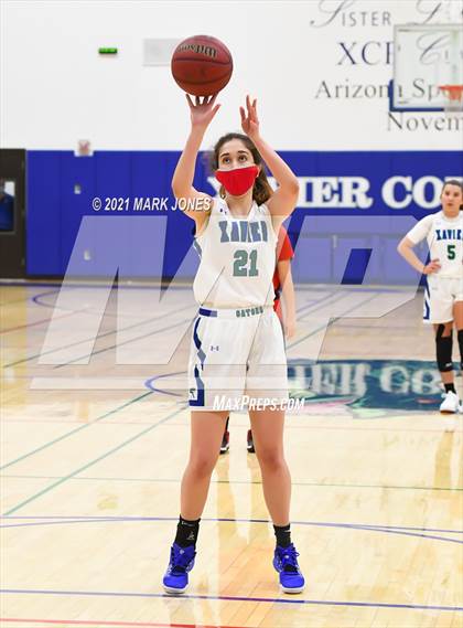 Thumbnail 3 in Tucson High Magnet School @ Xavier College Prep (AIA 6A Round 1 Playoff) photogallery.