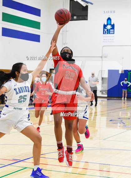 Thumbnail 1 in Tucson High Magnet School @ Xavier College Prep (AIA 6A Round 1 Playoff) photogallery.
