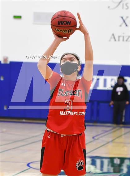Thumbnail 3 in Tucson High Magnet School @ Xavier College Prep (AIA 6A Round 1 Playoff) photogallery.