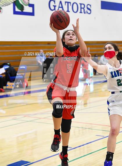 Thumbnail 2 in Tucson High Magnet School @ Xavier College Prep (AIA 6A Round 1 Playoff) photogallery.