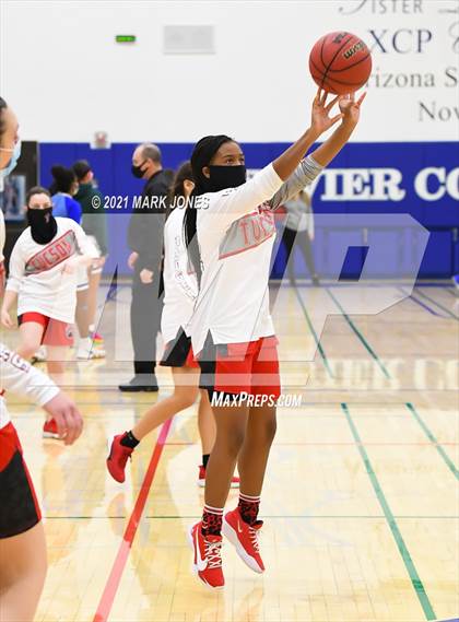 Thumbnail 2 in Tucson High Magnet School @ Xavier College Prep (AIA 6A Round 1 Playoff) photogallery.