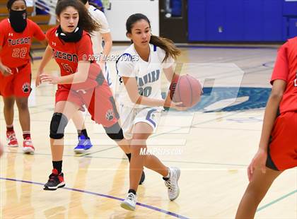 Thumbnail 1 in Tucson High Magnet School @ Xavier College Prep (AIA 6A Round 1 Playoff) photogallery.