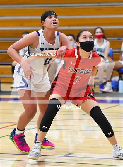 Thumbnail 2 in Tucson High Magnet School @ Xavier College Prep (AIA 6A Round 1 Playoff) photogallery.