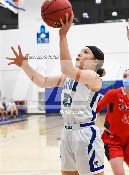 Thumbnail 2 in Tucson High Magnet School @ Xavier College Prep (AIA 6A Round 1 Playoff) photogallery.
