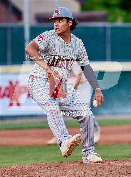Thumbnail 3 in Valley Christian vs. Woodland Christian (CIF SJS D7 Final) photogallery.