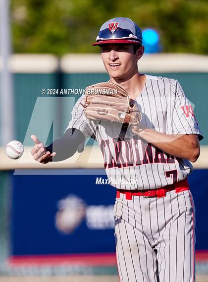 Thumbnail 3 in Valley Christian vs. Woodland Christian (CIF SJS D7 Final) photogallery.