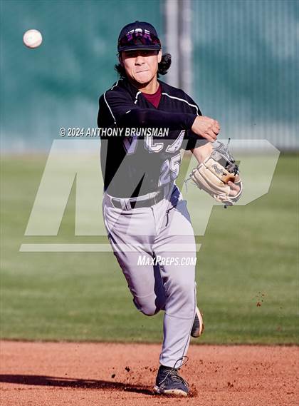 Thumbnail 3 in Valley Christian vs. Woodland Christian (CIF SJS D7 Final) photogallery.