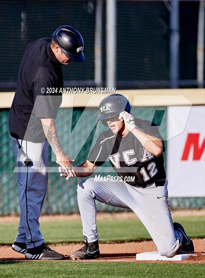 Thumbnail 2 in Valley Christian vs. Woodland Christian (CIF SJS D7 Final) photogallery.