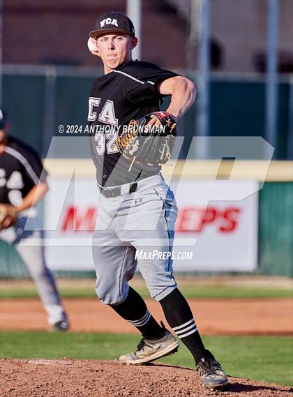 Thumbnail 3 in Valley Christian vs. Woodland Christian (CIF SJS D7 Final) photogallery.