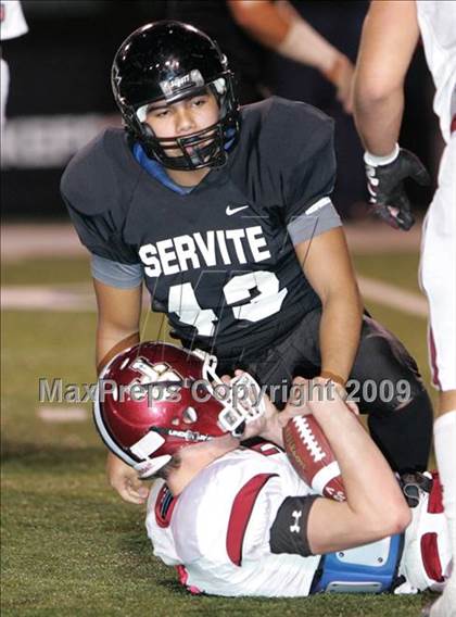 Thumbnail 1 in JSerra Catholic vs. Servite (5 Days 2 Friday) photogallery.