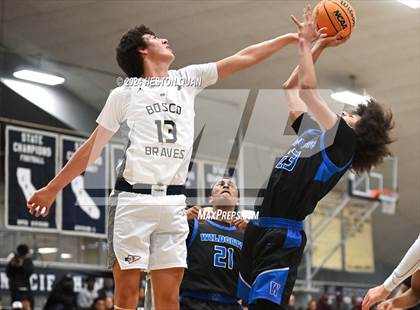 Thumbnail 3 in Windward @ St. John Bosco (CIF State D1 SoCal Regional Playoffs) photogallery.