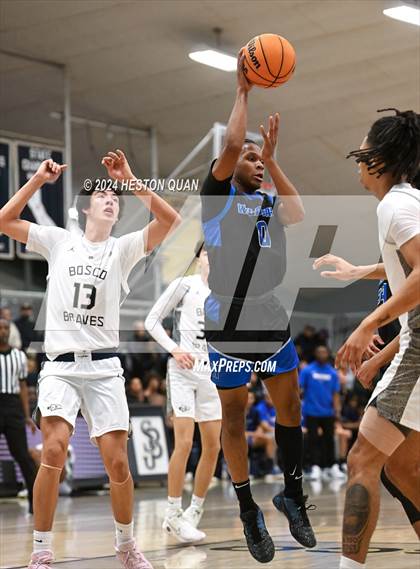 Thumbnail 2 in Windward @ St. John Bosco (CIF State D1 SoCal Regional Playoffs) photogallery.