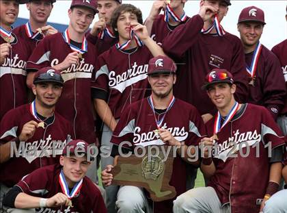 Thumbnail 3 in Sutherland vs. Burnt Hills-Ballston Lake (NYSPHSAA Class A Final) photogallery.