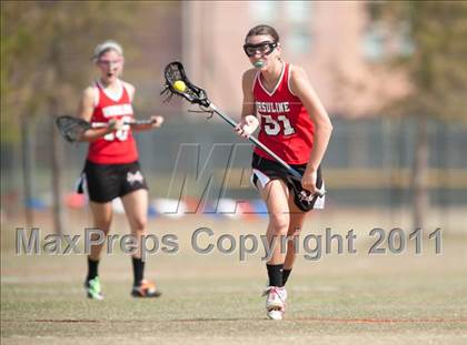 Thumbnail 3 in Ursuline Academy v St Andrew's (D1 TGHSLL State Quarterfinal)  photogallery.