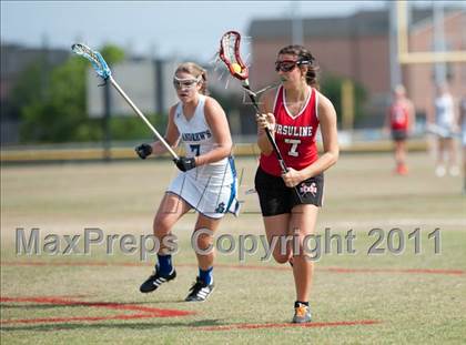 Thumbnail 3 in Ursuline Academy v St Andrew's (D1 TGHSLL State Quarterfinal)  photogallery.