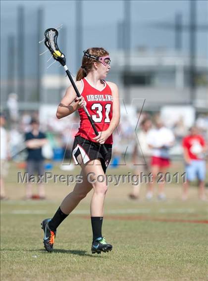 Thumbnail 3 in Ursuline Academy v St Andrew's (D1 TGHSLL State Quarterfinal)  photogallery.