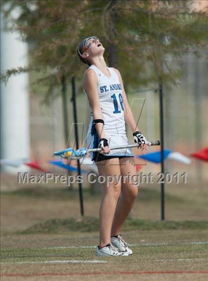 Thumbnail 2 in Ursuline Academy v St Andrew's (D1 TGHSLL State Quarterfinal)  photogallery.