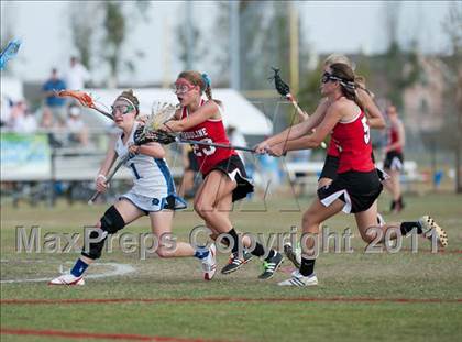 Thumbnail 3 in Ursuline Academy v St Andrew's (D1 TGHSLL State Quarterfinal)  photogallery.