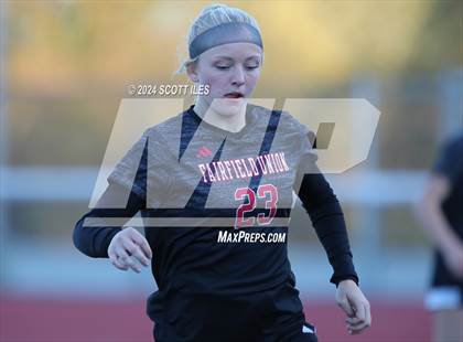 Thumbnail 2 in Athens vs. Fairfield Union (OHSAA D3 District Final) photogallery.