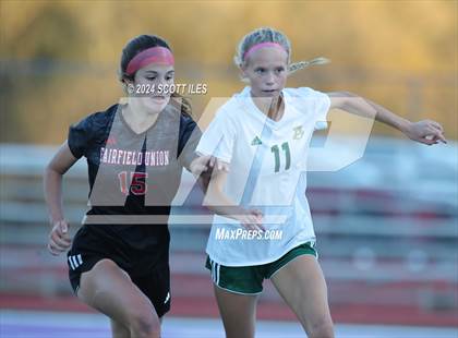Thumbnail 2 in Athens vs. Fairfield Union (OHSAA D3 District Final) photogallery.