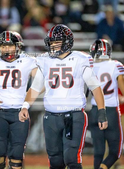 Thumbnail 2 in East Central @ Evansville Memorial (IHSAA 4A Regional Final) photogallery.