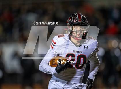 Thumbnail 2 in East Central @ Evansville Memorial (IHSAA 4A Regional Final) photogallery.