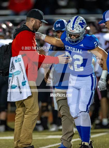 Thumbnail 3 in East Central @ Evansville Memorial (IHSAA 4A Regional Final) photogallery.
