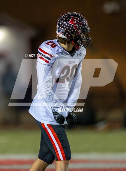 Thumbnail 3 in East Central @ Evansville Memorial (IHSAA 4A Regional Final) photogallery.