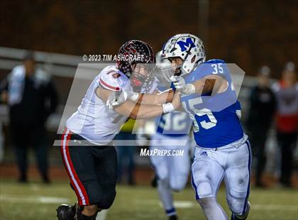 Thumbnail 3 in East Central @ Evansville Memorial (IHSAA 4A Regional Final) photogallery.