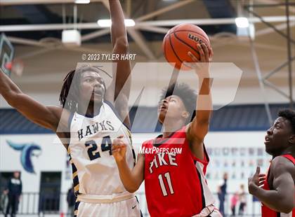 Thumbnail 1 in Pike vs. Decatur Central (IHSAA 4A Sectional 11 semi-final) photogallery.