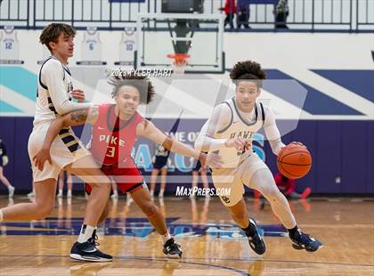 Thumbnail 3 in Pike vs. Decatur Central (IHSAA 4A Sectional 11 semi-final) photogallery.