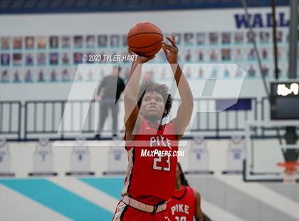 Thumbnail 2 in Pike vs. Decatur Central (IHSAA 4A Sectional 11 semi-final) photogallery.
