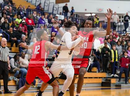 Thumbnail 3 in Pike vs. Decatur Central (IHSAA 4A Sectional 11 semi-final) photogallery.