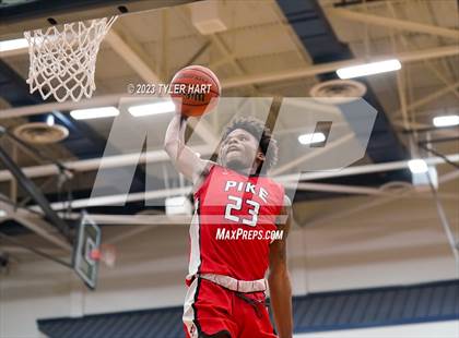 Thumbnail 2 in Pike vs. Decatur Central (IHSAA 4A Sectional 11 semi-final) photogallery.