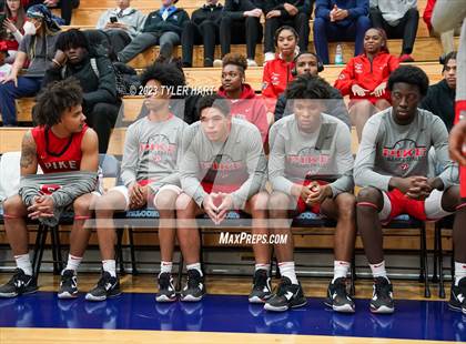 Thumbnail 3 in Pike vs. Decatur Central (IHSAA 4A Sectional 11 semi-final) photogallery.