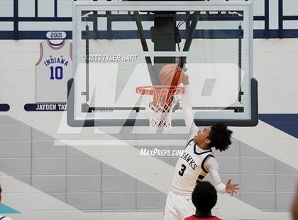 Thumbnail 3 in Pike vs. Decatur Central (IHSAA 4A Sectional 11 semi-final) photogallery.