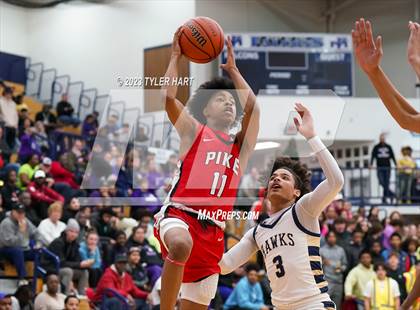 Thumbnail 2 in Pike vs. Decatur Central (IHSAA 4A Sectional 11 semi-final) photogallery.