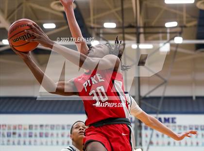 Thumbnail 2 in Pike vs. Decatur Central (IHSAA 4A Sectional 11 semi-final) photogallery.