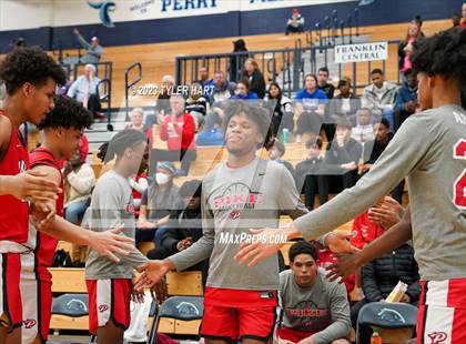 Thumbnail 3 in Pike vs. Decatur Central (IHSAA 4A Sectional 11 semi-final) photogallery.