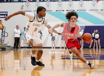 Thumbnail 2 in Pike vs. Decatur Central (IHSAA 4A Sectional 11 semi-final) photogallery.