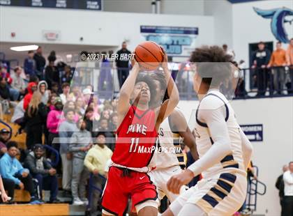 Thumbnail 1 in Pike vs. Decatur Central (IHSAA 4A Sectional 11 semi-final) photogallery.