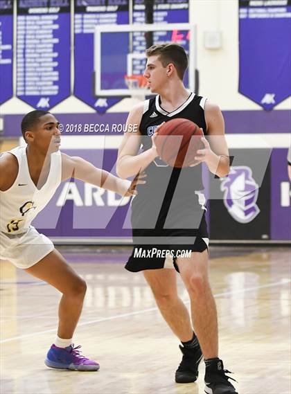 Thumbnail 2 in Comenius School vs Carmel Christian (Hickory Tavern/Chick-fil-A Blakeney Classic) photogallery.