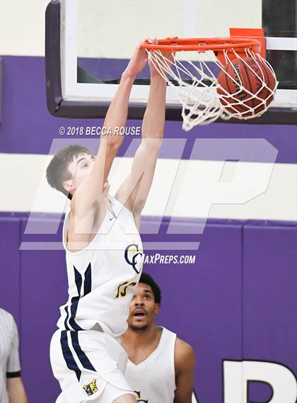 Thumbnail 1 in Comenius School vs Carmel Christian (Hickory Tavern/Chick-fil-A Blakeney Classic) photogallery.