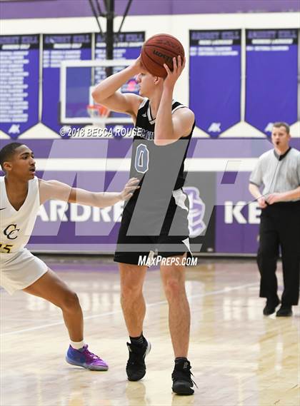 Thumbnail 1 in Comenius School vs Carmel Christian (Hickory Tavern/Chick-fil-A Blakeney Classic) photogallery.