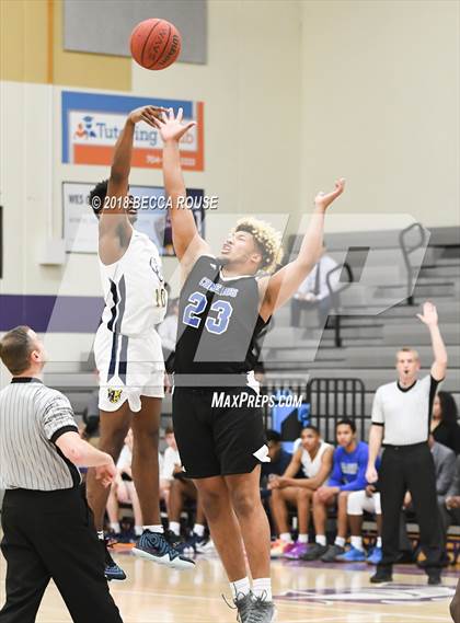 Thumbnail 3 in Comenius School vs Carmel Christian (Hickory Tavern/Chick-fil-A Blakeney Classic) photogallery.